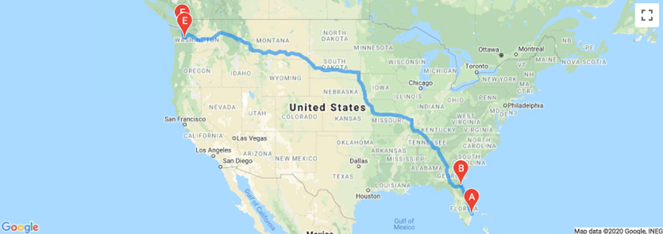 United States map tracking